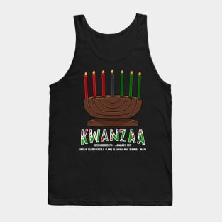 Kwanzaa Kinara Candle Tank Top